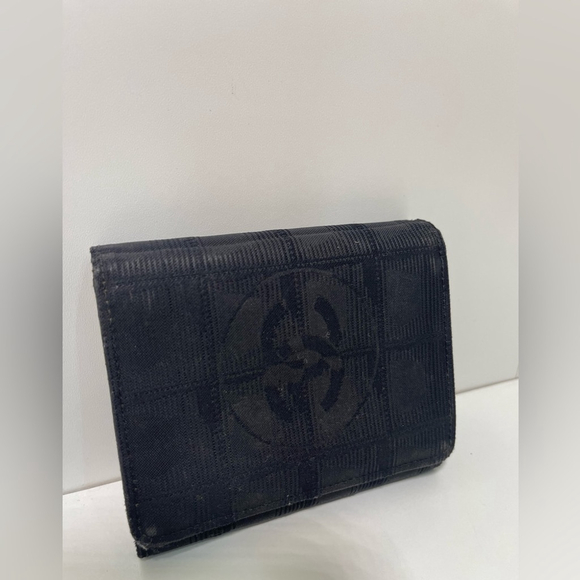 Chanel Canvas Compact Wallet - Picture 3 of 7